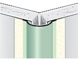10' - ¾'' Paper Faced Metal Bullnose Offset Corner (SLOC OS)